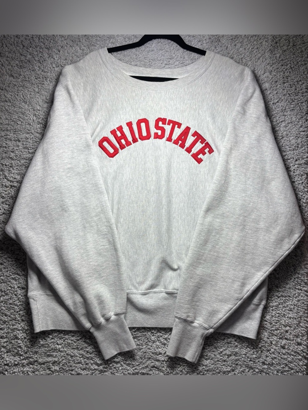 VINTAGE OHIO STATE Sweatshirt Mens 3XL Reverse Weave Embroidered 90s Casual OSU